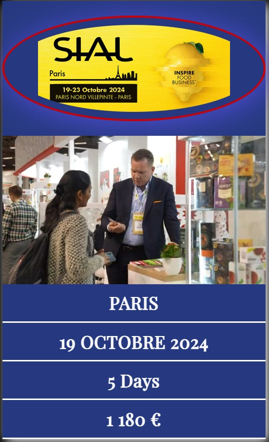 Participation au SIAL Paris - Stand "Best Olive Oils Store" Partner