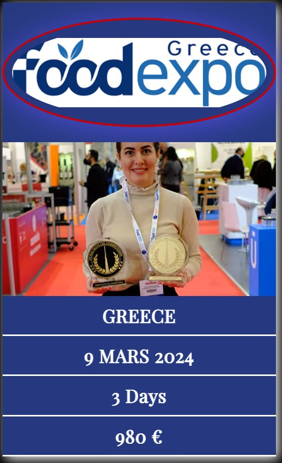Participation à la Food Expo en Grèce - Stand "Best Olive Oils Store" et "Best Olive Oils Greece" Partner